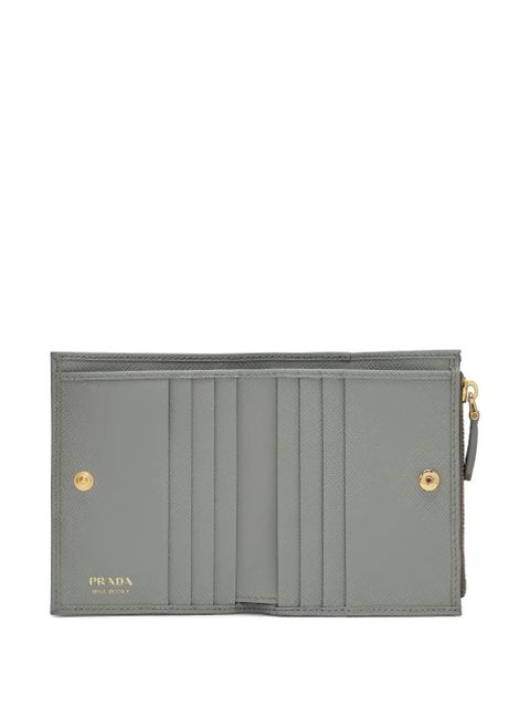 Prada small saffiano leather wallet - Grey