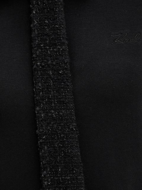 Karl Lagerfeld polo damski kolor czarny B1W17011