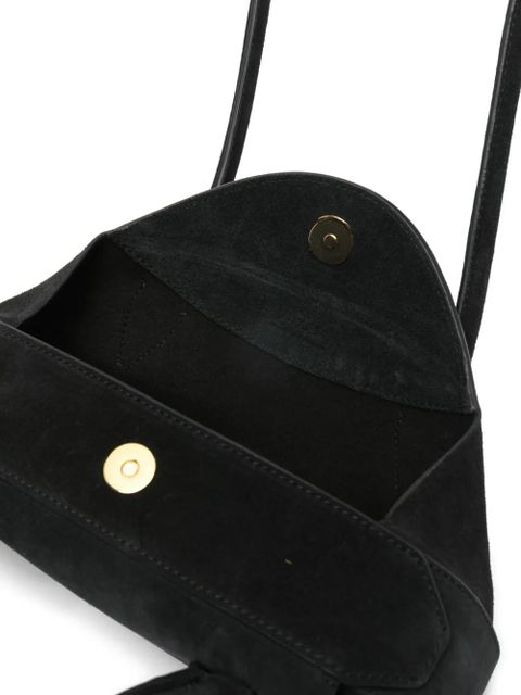 Yuzefi mini Oyster suede tote bag - Black