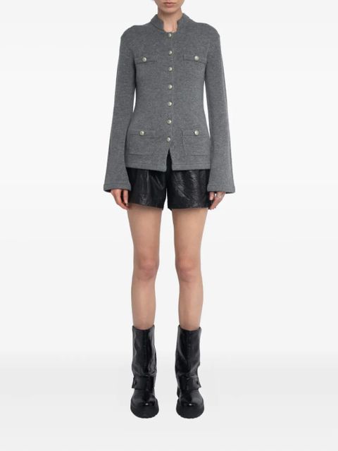 Zadig&Voltaire mélange-effect cardigan - Grey - zdjęcie produktu nr 2