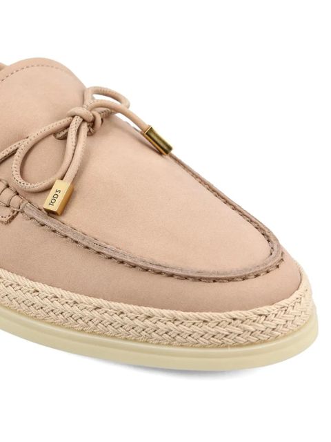 Tod's bow-detail loafers - Neutrals