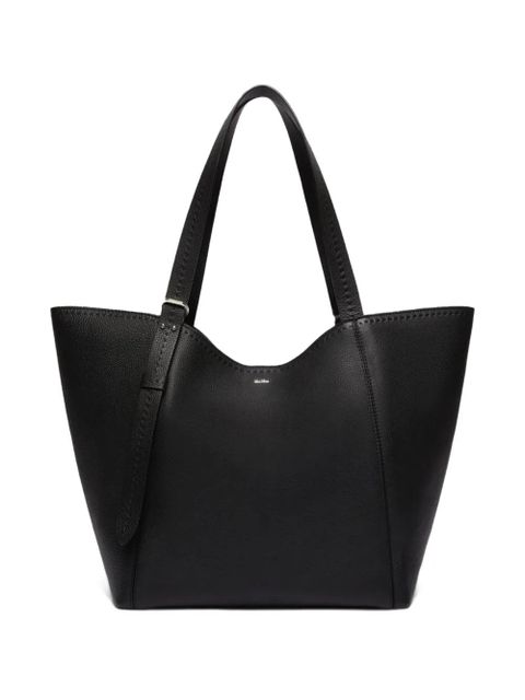 Max Mara Archetipo logo tote bag - Black