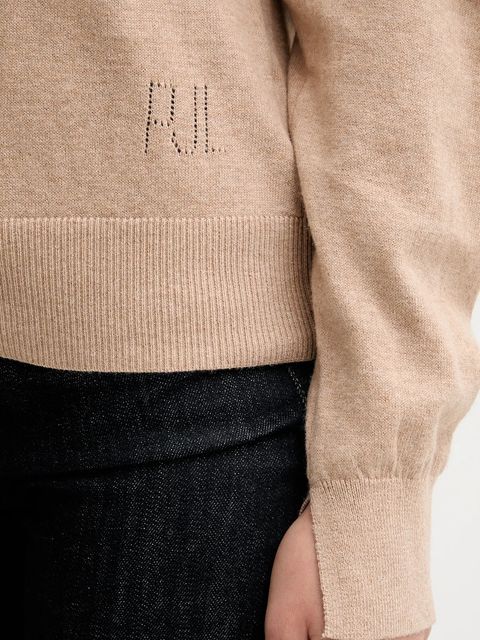 Pepe Jeans sweter z domieszką kaszmiru damski kolor beżowy lekki z golfem PL7000036 - zdjęcie produktu nr 2