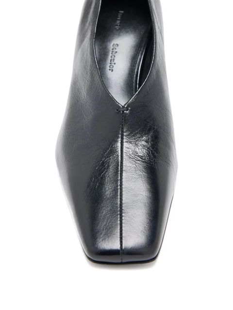 Proenza Schouler Trap square-toe pumps - Black