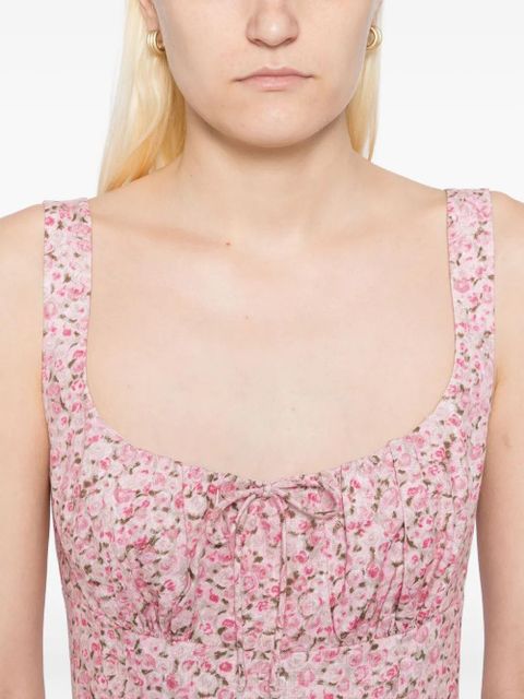 Reformation Daria linen dress - Pink