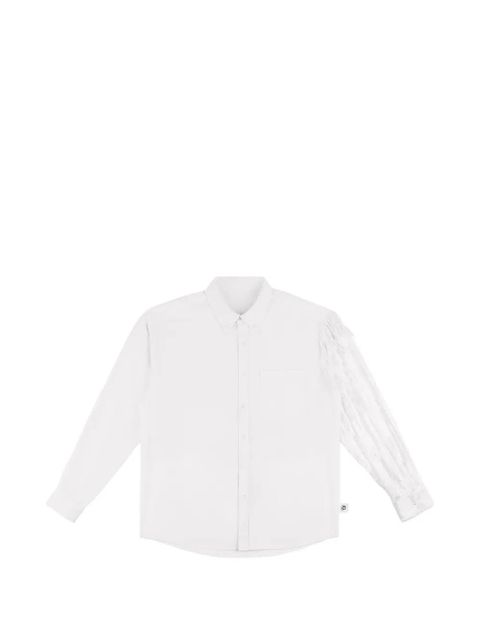 AREA sequin-embellished oxford shirt - White - zdjęcie produktu nr 1