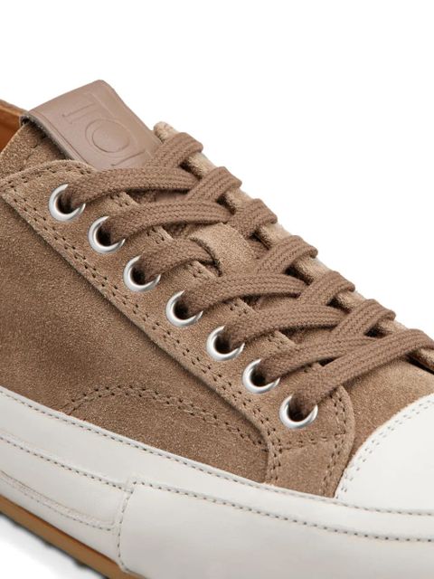 Tod's lace-up leather sneakers - Brown