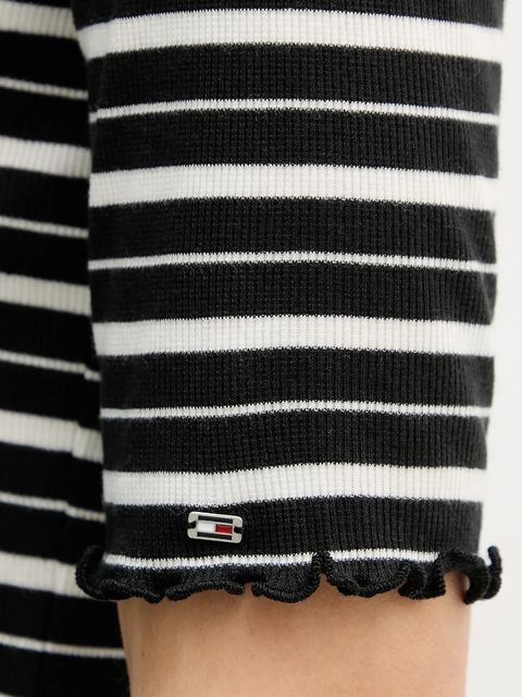 Tommy Hilfiger t-shirt damski kolor czarny WW0WW47815