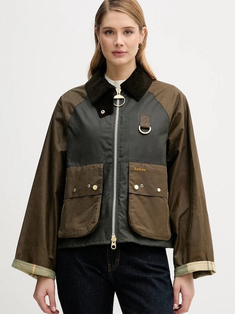 Barbour kurtka bawełniana Kearton kolor zielony przejściowa LWX1518 - zdjęcie produktu nr 1