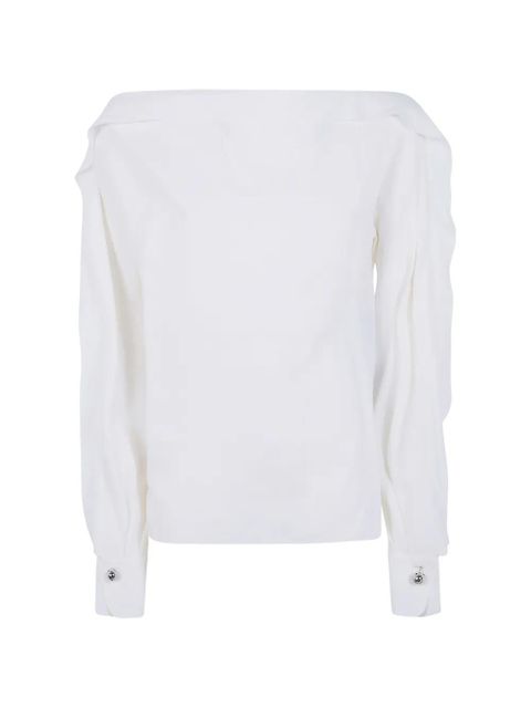 Lanvin ruffled knitwear - White - zdjęcie produktu nr 2