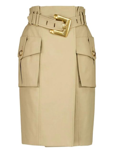 Balmain belted skirt - Neutrals - zdjęcie produktu nr 1