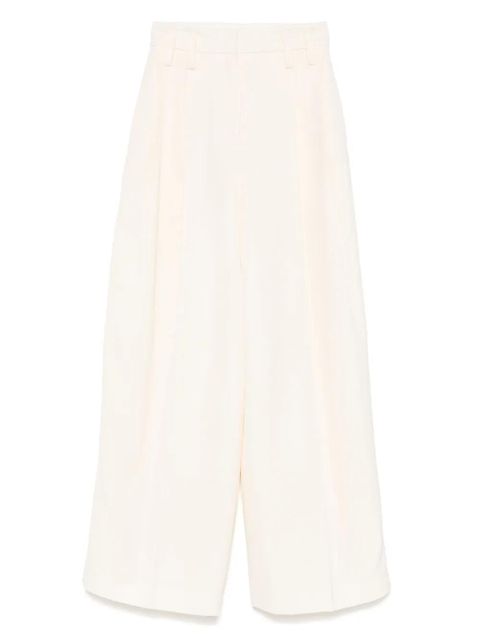 Jil Sander pleat-detailed trousers - White - zdjęcie produktu nr 1