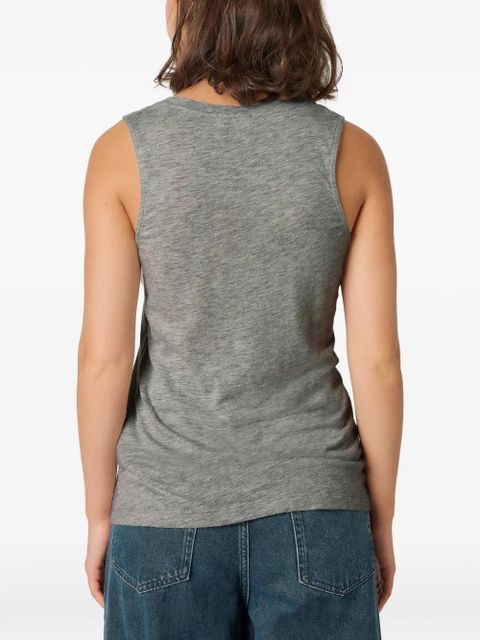 American Vintage Jacksonville scoop-neck top - Grey