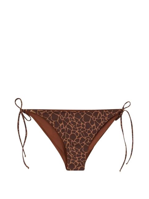 MC2 Saint Barth Virgo animal-print bikini bottom - Brown - zdjęcie produktu nr 1
