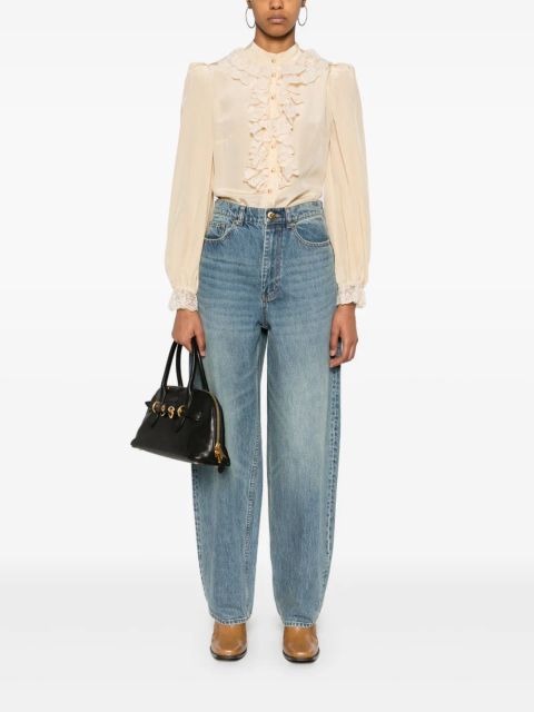 ZIMMERMANN ruffled-trim blouse - Neutrals