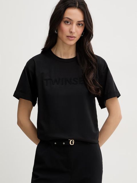 Twinset t-shirt damski bawełniany - zdjęcie produktu nr 2