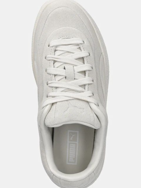 Puma sneakersy zamszowe CA Luxe Elevated damskie kolor szary 401356