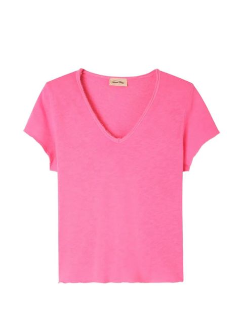 American Vintage Sonoma V-neck T-shirt - Pink - zdjęcie produktu nr 1