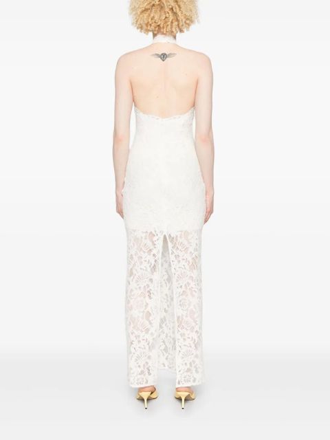 MANURÍ Cherie lined dress - White