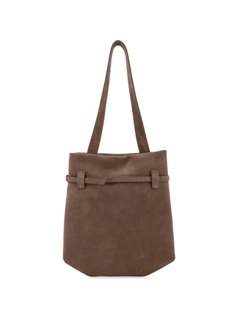 Manu Atelier mini Du Jour tote bag - Brown