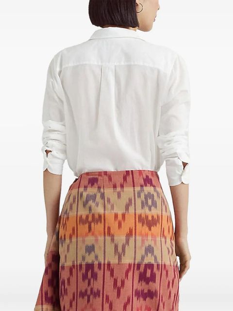 Lauren Ralph Lauren Kosulja pocket flap shirt - White