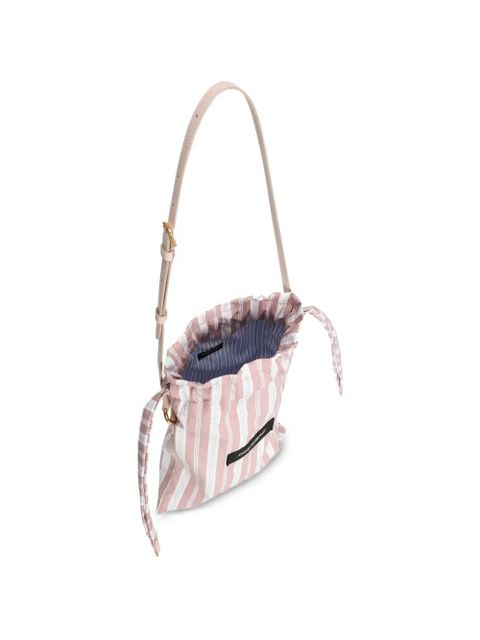 Dolce & Gabbana Essenza bag in striped poplin - Pink