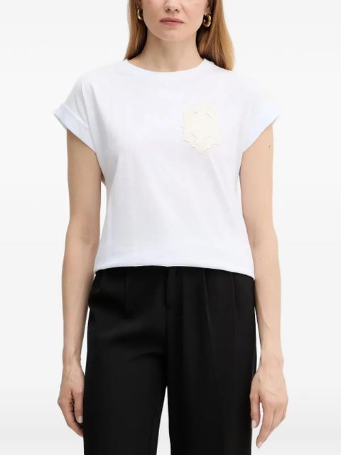 TWINSET appliqué t-shirt - White - zdjęcie produktu nr 1