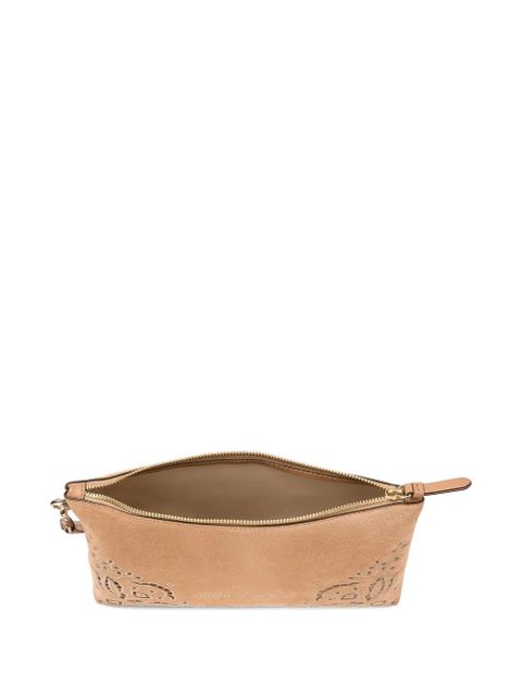 Jimmy Choo zip flat clutch bag - Neutrals
