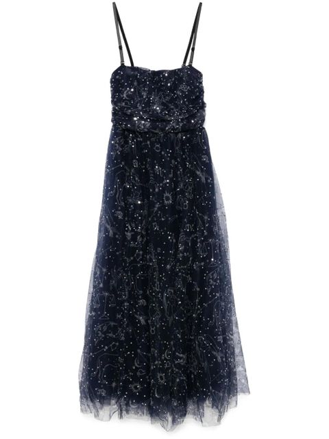 STAUD Bettina midi dress - Blue - zdjęcie produktu nr 1