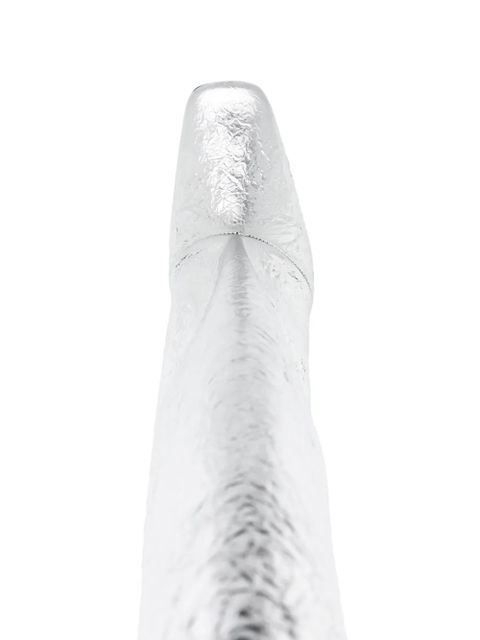 Coperni 85mm Foil Bridge boots - Grey