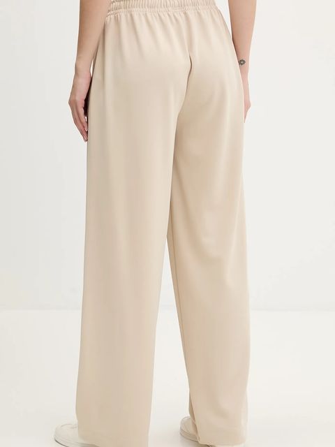 Tommy Jeans spodnie dresowe damskie kolor beżowy gładkie DW0DW22633 - zdjęcie produktu nr 2