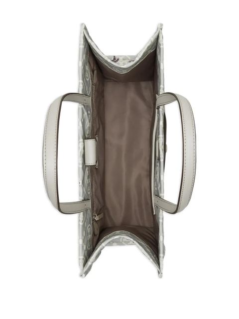 Tory Burch Ella horse-printed tote bag - Grey