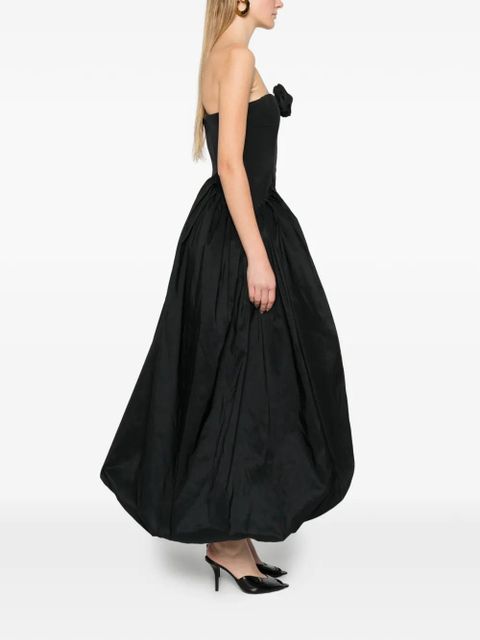 Cult Gaia Kalea flower strapless dress - Black - zdjęcie produktu nr 2