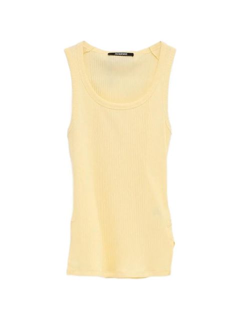 Jacquemus ribbed vest top - Yellow - zdjęcie produktu nr 1