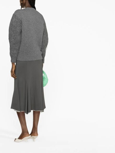 Jil Sander crew-neck jumper - Grey