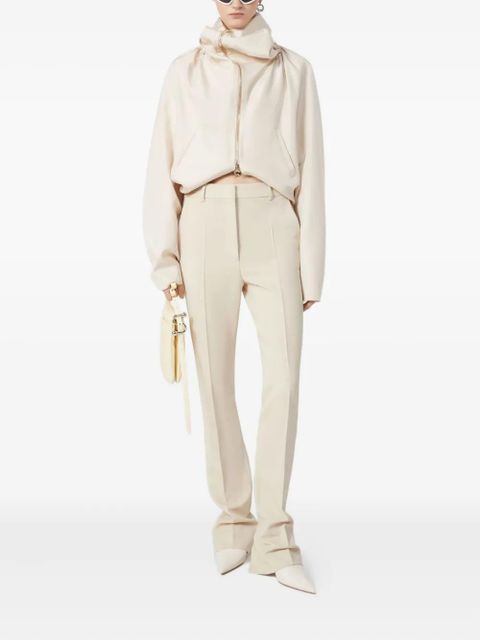 Sportmax hooded zip-front jacket - Neutrals - zdjęcie produktu nr 2