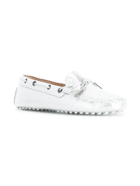 Tod's 'Heaven' driving shoes - Metallic
