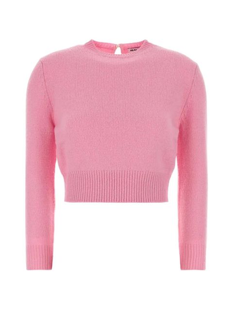 Jil Sander cropped sweater - Pink - zdjęcie produktu nr 1