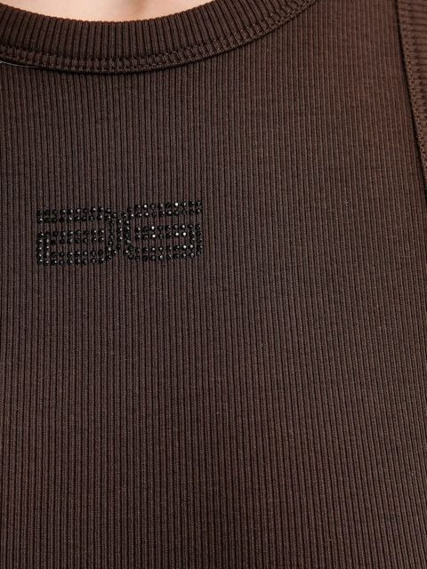 Gestuz top damski kolor brązowy 10910297