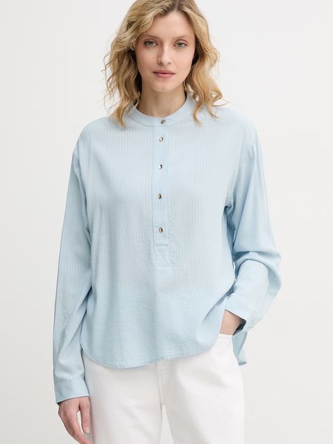 United Colors of Benetton bluzka damska z wiskozą - zdjęcie produktu nr 2