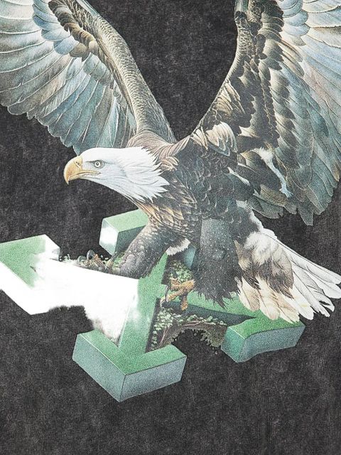 Off-White Eagle Arrow graphic-print T-shirt - Grey