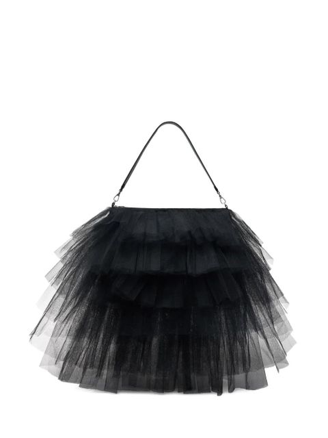 Simone Rocha Frilly tutu shoulder bag - Black - zdjęcie produktu nr 1