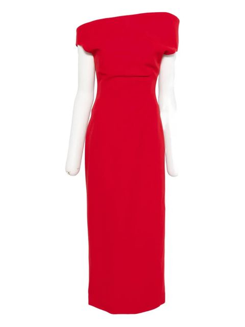 Magda Butrym off-shoulder midi dress - Red