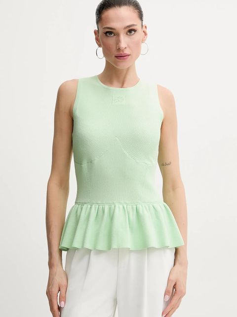 Karl Lagerfeld top kolor zielony A2W18014 - zdjęcie produktu nr 1