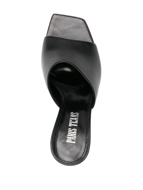 Paris Texas 95mm leather sandals - Black