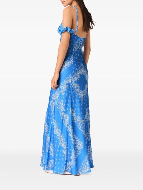 Maje floral maxi dress - Blue