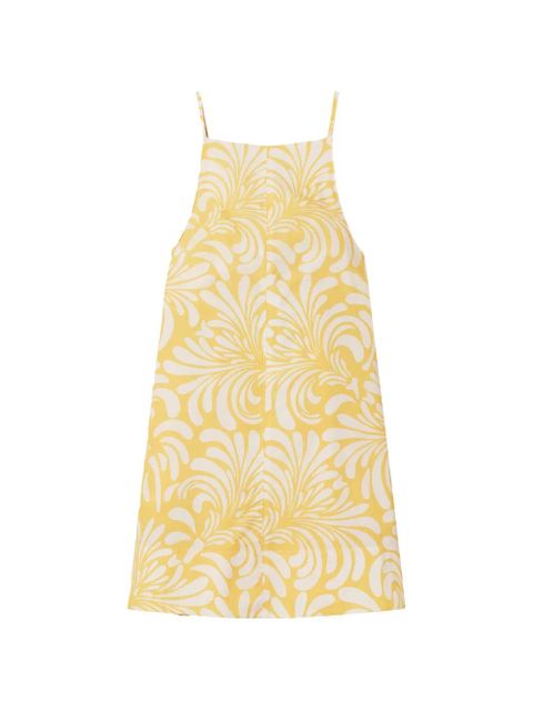 TWINSET botanical-print mini dress - Yellow - zdjęcie produktu nr 1
