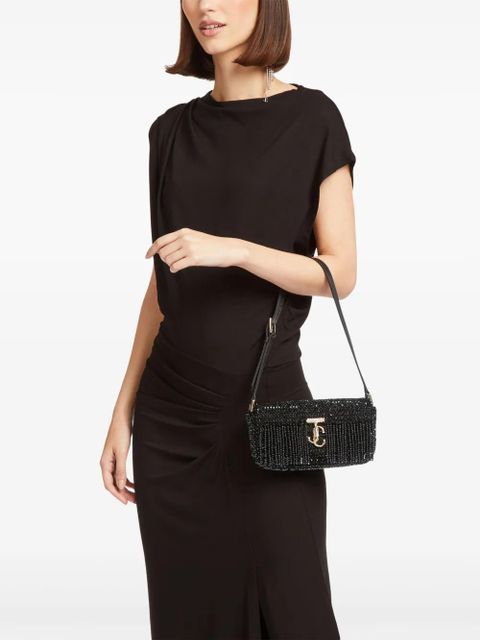 Jimmy Choo mini Avenue shoulder bag - Black