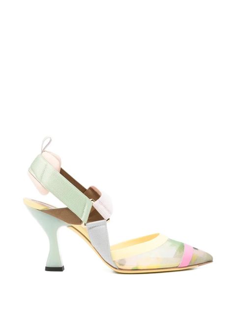 FENDI Colibrì mesh pumps - Neutrals - zdjęcie produktu nr 1