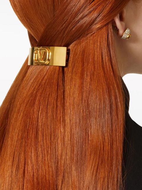 Valentino Garavani VLogo Signature hair clip - Gold